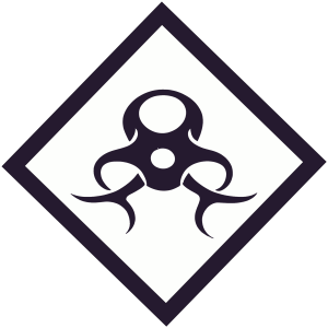 Arcane Algae Hazard Placard - Icon of Squid Creature